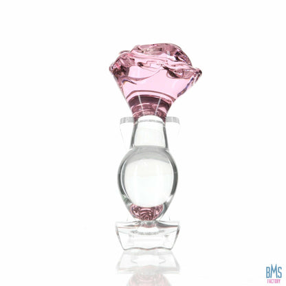 Pillow Talk - Rosy- Luxurious Glass Anal Plug