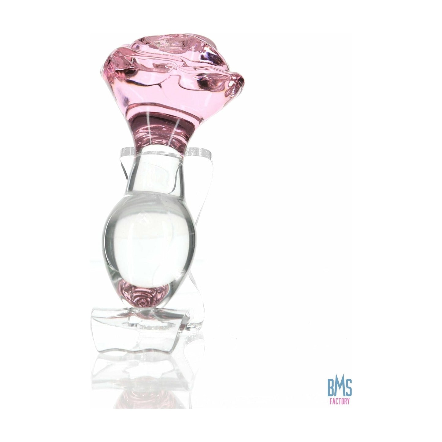 Pillow Talk - Rosy- Luxurious Glass Anal Plug