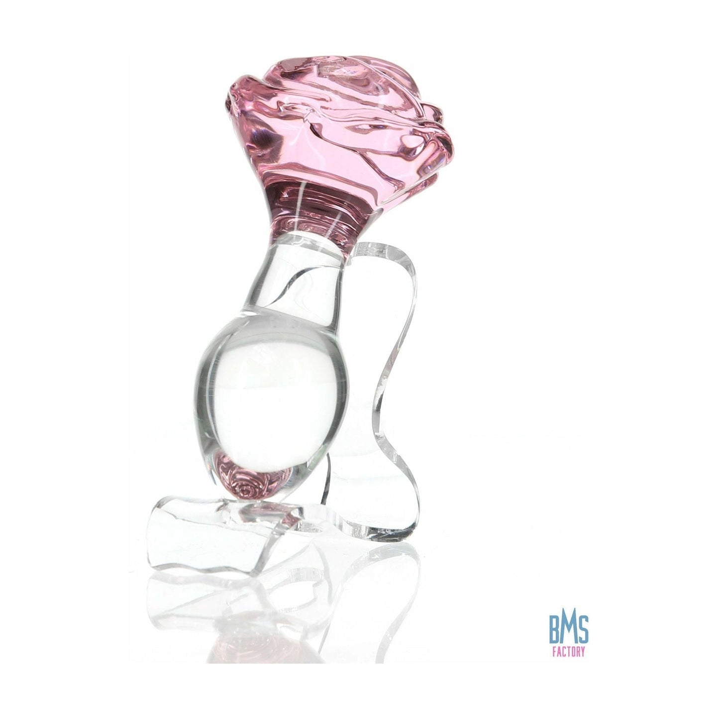 Pillow Talk - Rosy- Luxurious Glass Anal Plug