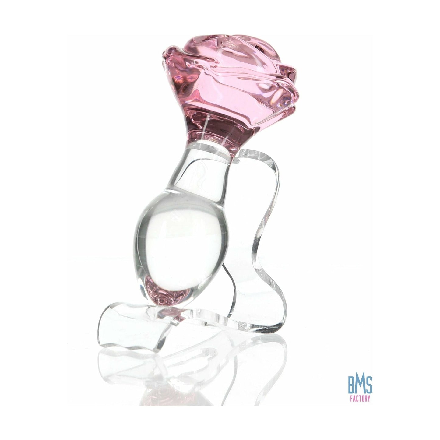 Pillow Talk - Rosy- Luxurious Glass Anal Plug