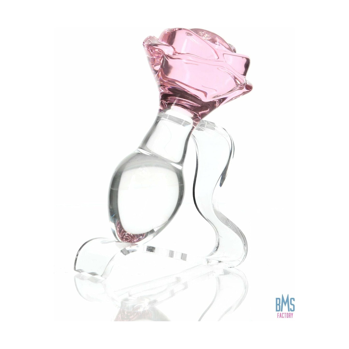 Pillow Talk - Rosy- Luxurious Glass Anal Plug