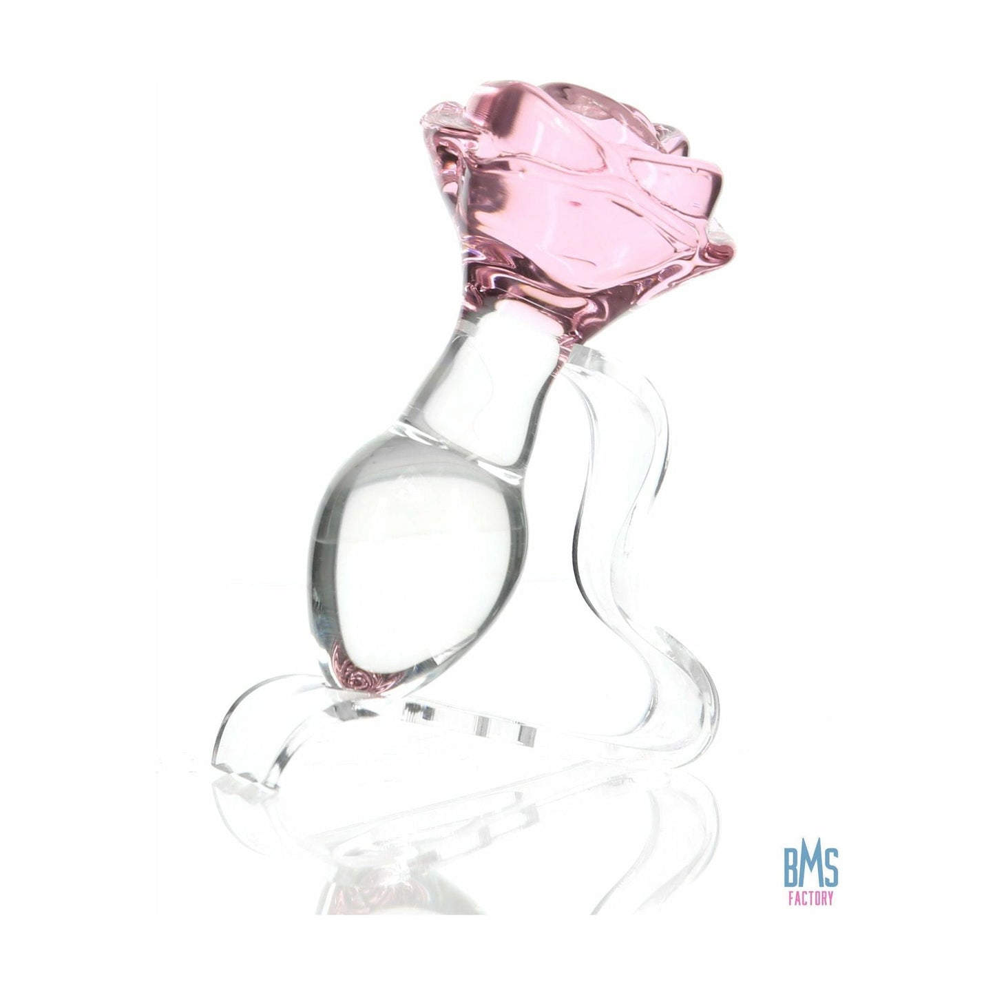 Pillow Talk - Rosy- Luxurious Glass Anal Plug