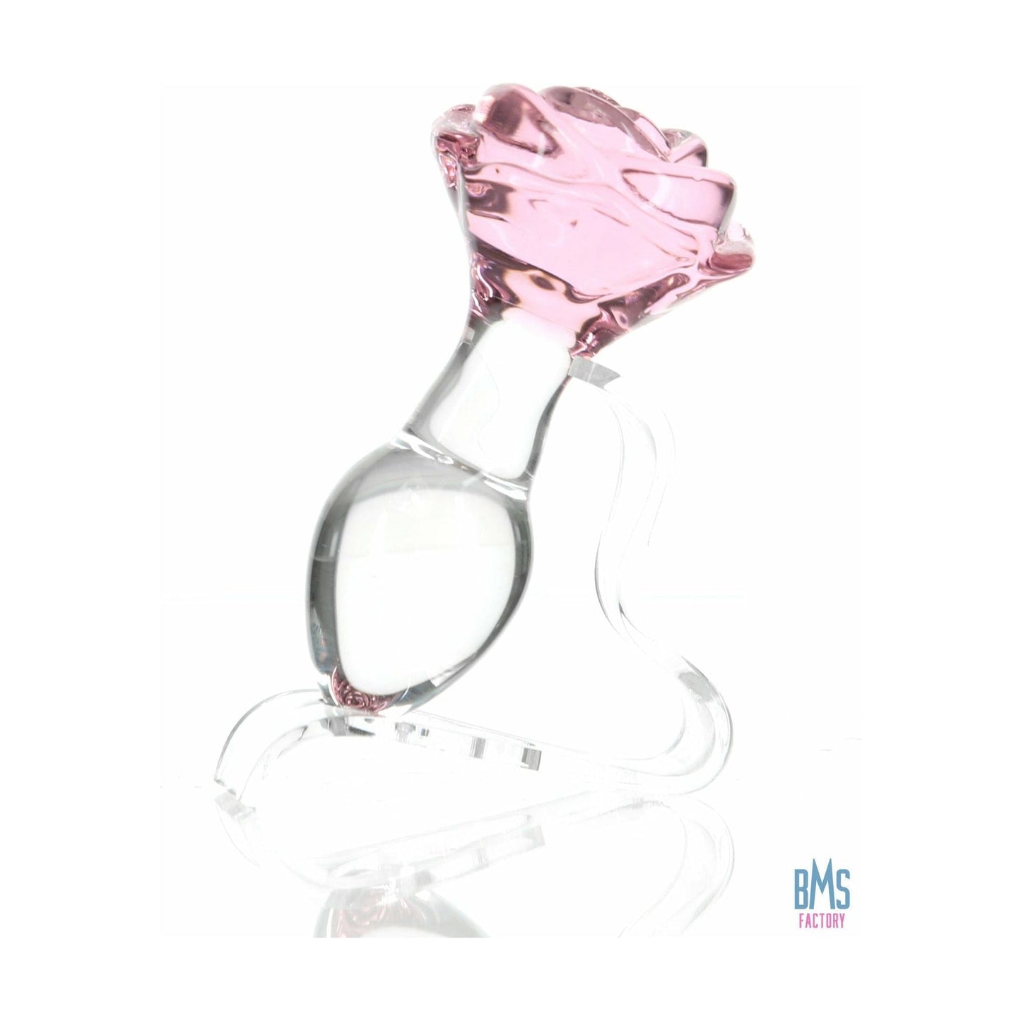 Pillow Talk - Rosy- Luxurious Glass Anal Plug