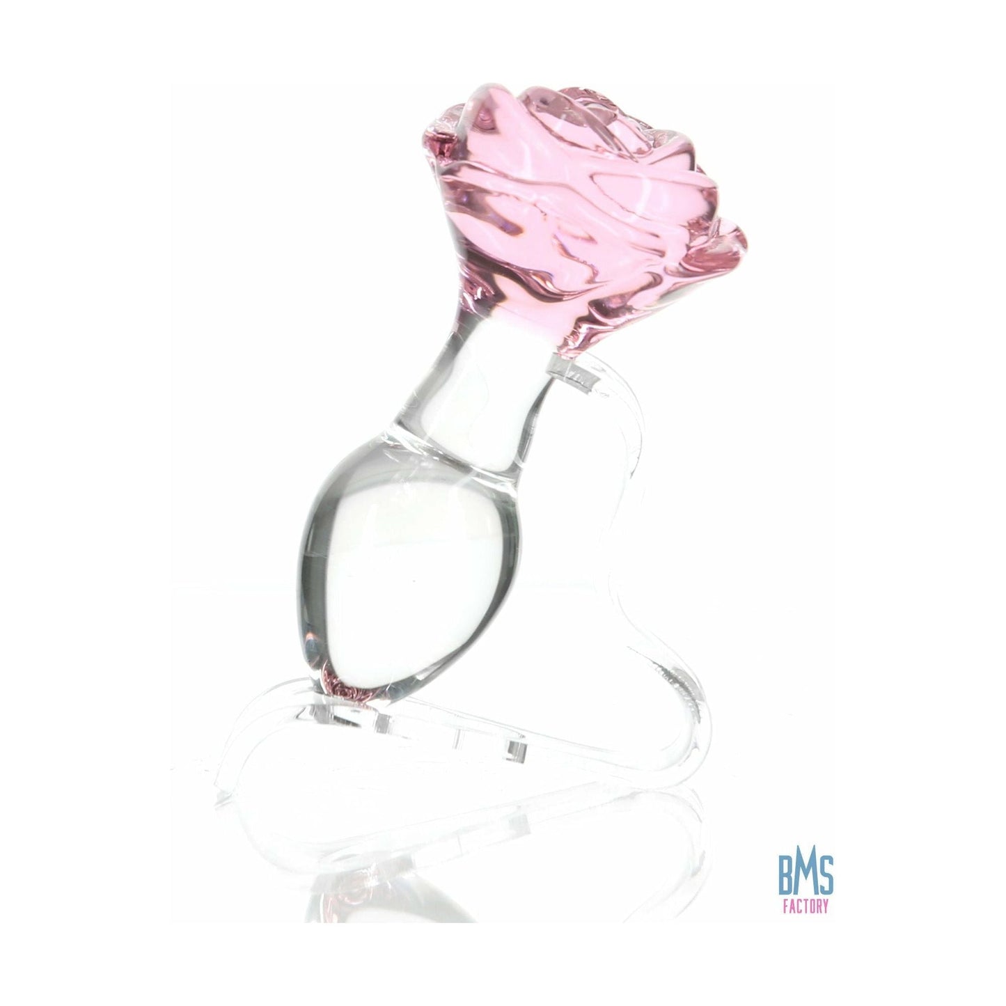 Pillow Talk - Rosy- Luxurious Glass Anal Plug