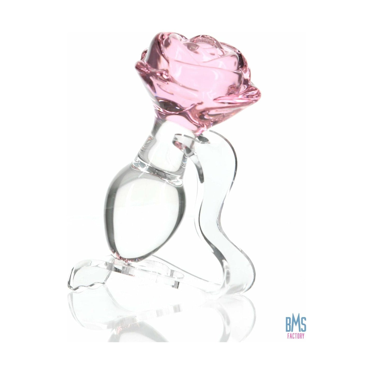 Pillow Talk - Rosy- Luxurious Glass Anal Plug