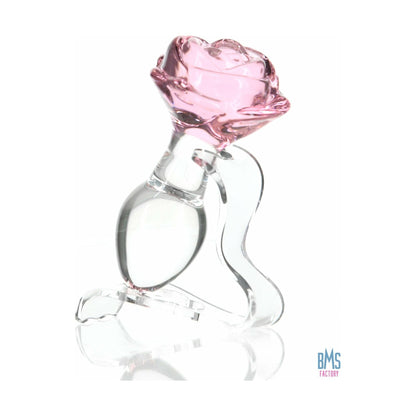 Pillow Talk - Rosy- Luxurious Glass Anal Plug