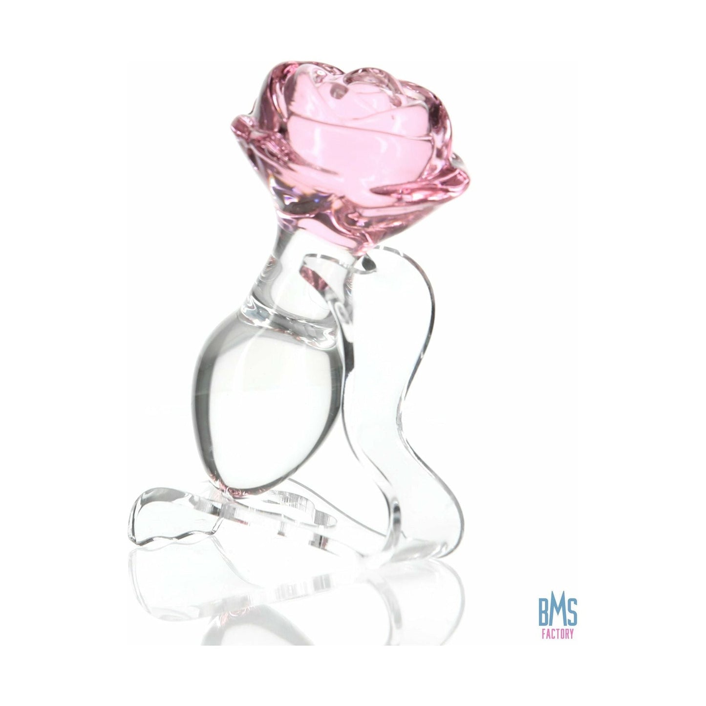 Pillow Talk - Rosy- Luxurious Glass Anal Plug