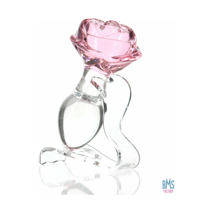 Pillow Talk - Rosy- Luxurious Glass Anal Plug
