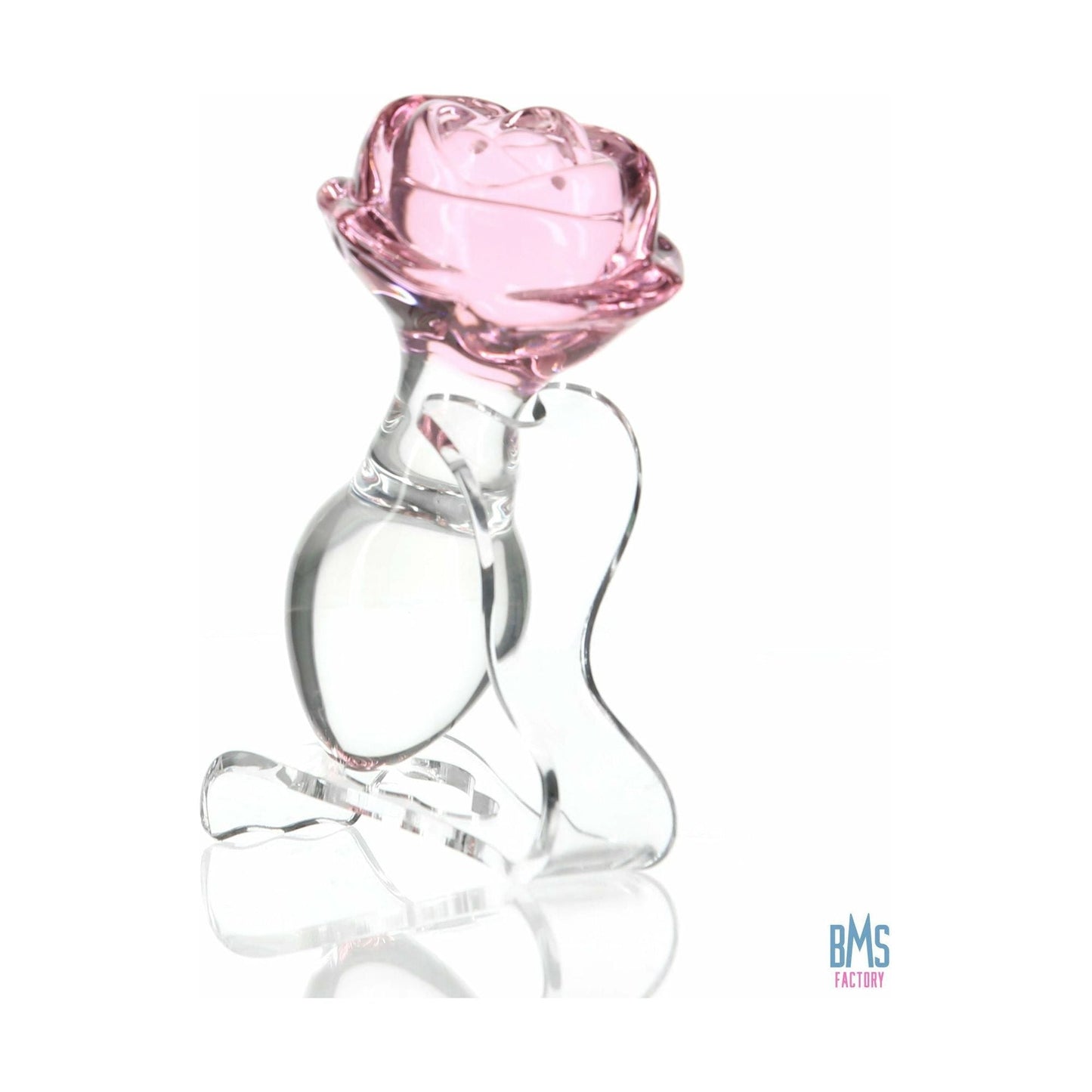 Pillow Talk - Rosy- Luxurious Glass Anal Plug