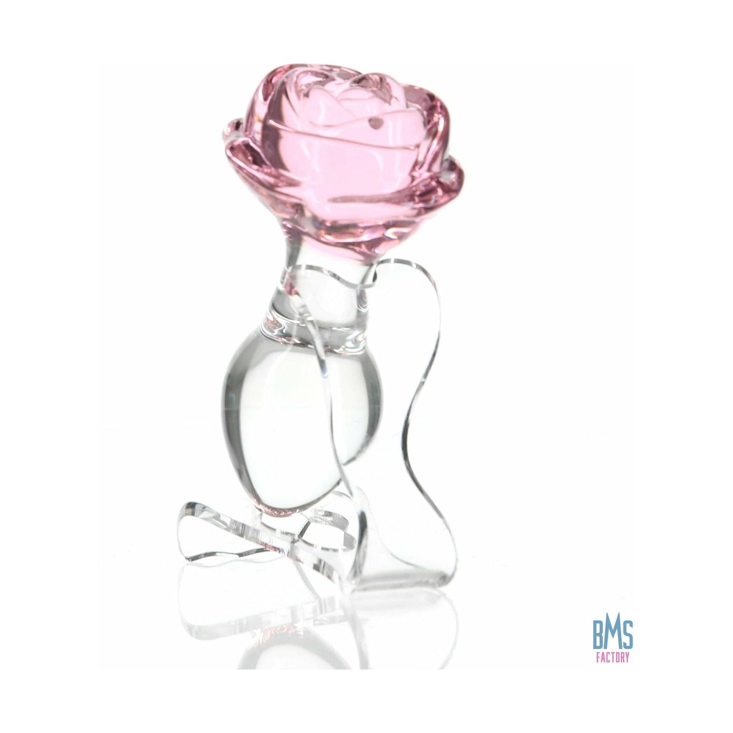 Pillow Talk - Rosy- Luxurious Glass Anal Plug