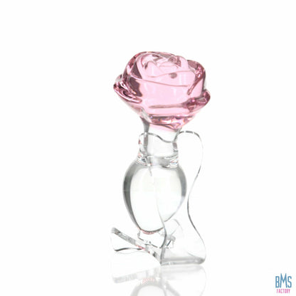 Pillow Talk - Rosy- Luxurious Glass Anal Plug