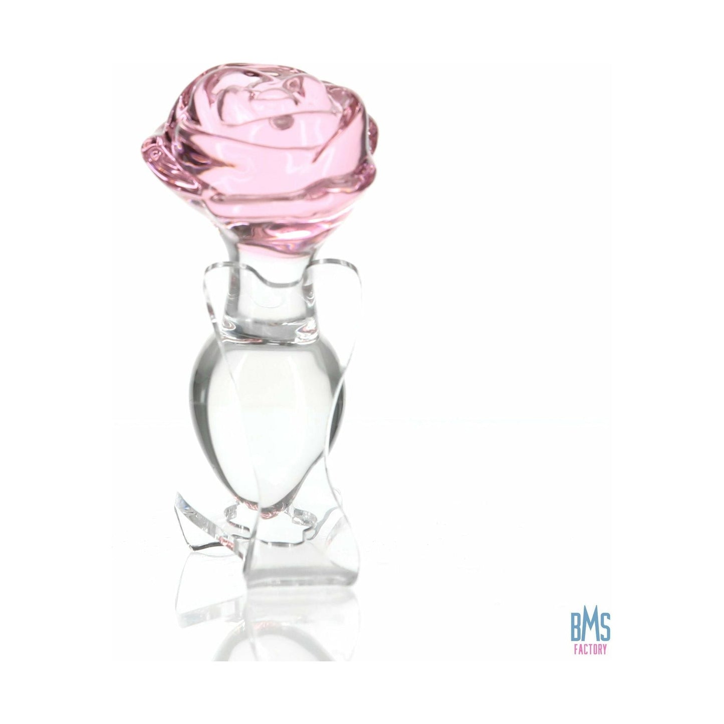 Pillow Talk - Rosy- Luxurious Glass Anal Plug