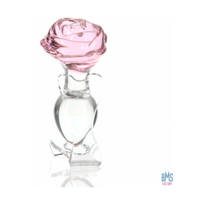 Pillow Talk - Rosy- Luxurious Glass Anal Plug