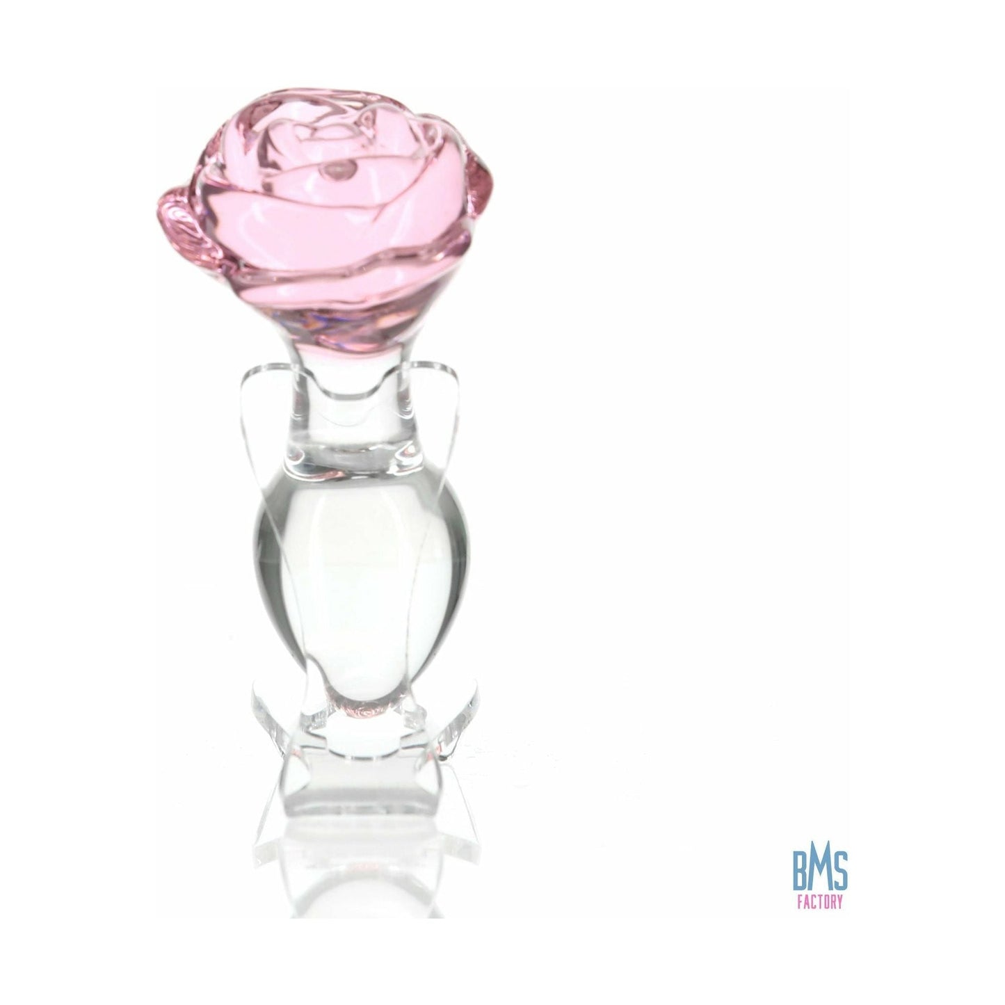 Pillow Talk - Rosy- Luxurious Glass Anal Plug