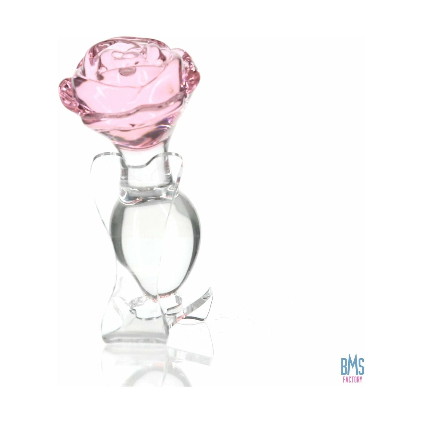 Pillow Talk - Rosy- Luxurious Glass Anal Plug
