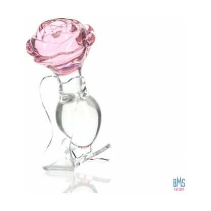 Pillow Talk - Rosy- Luxurious Glass Anal Plug