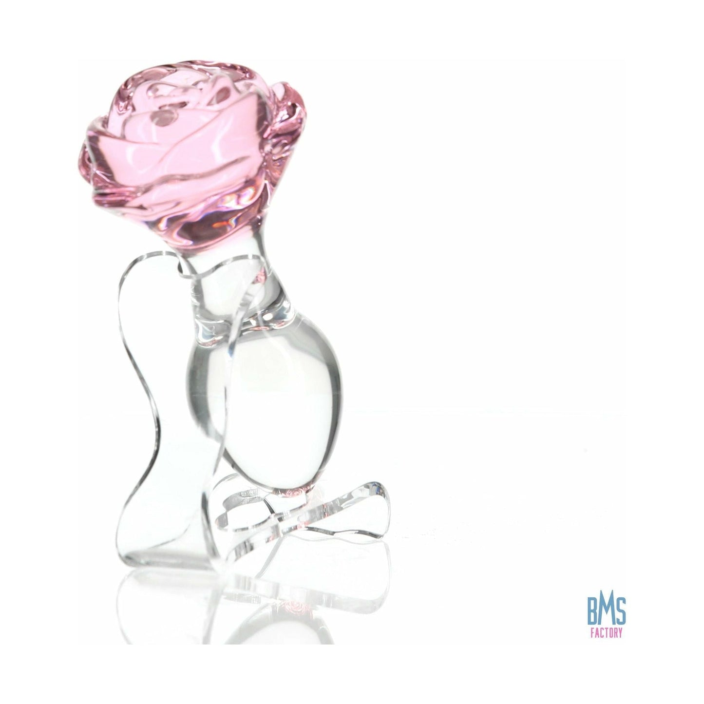 Pillow Talk - Rosy- Luxurious Glass Anal Plug