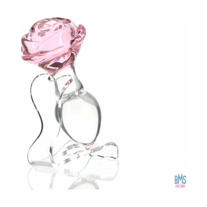 Pillow Talk - Rosy- Luxurious Glass Anal Plug