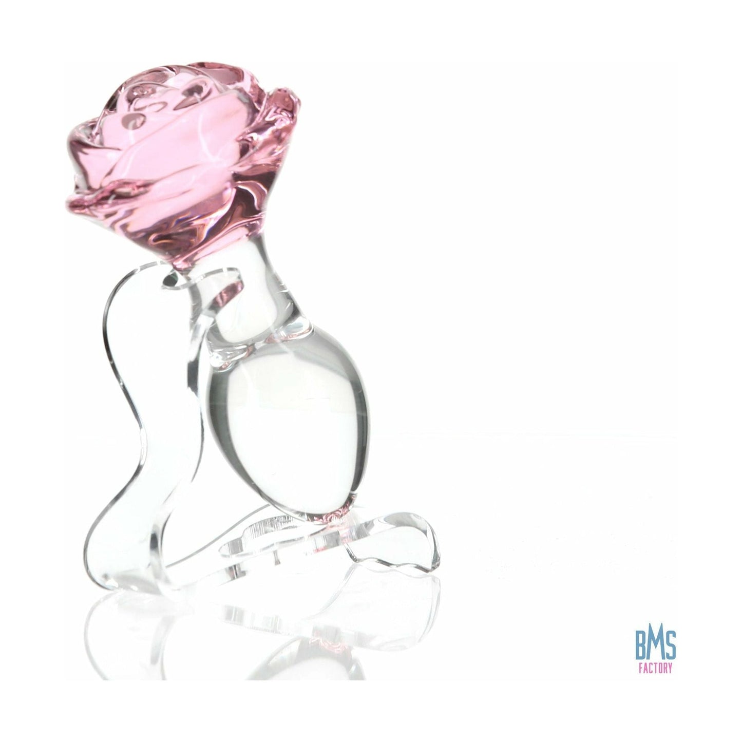 Pillow Talk - Rosy- Luxurious Glass Anal Plug