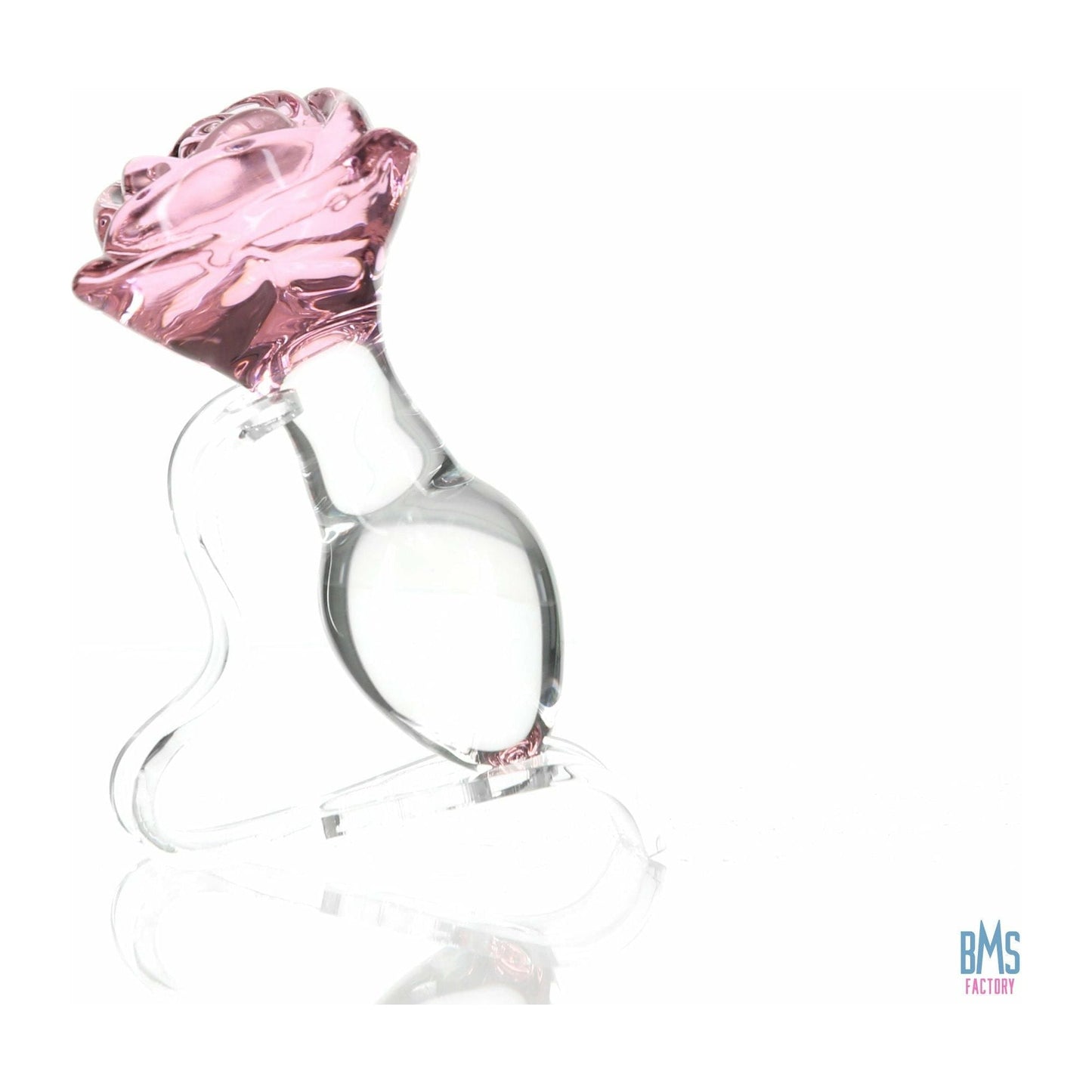 Pillow Talk - Rosy- Luxurious Glass Anal Plug