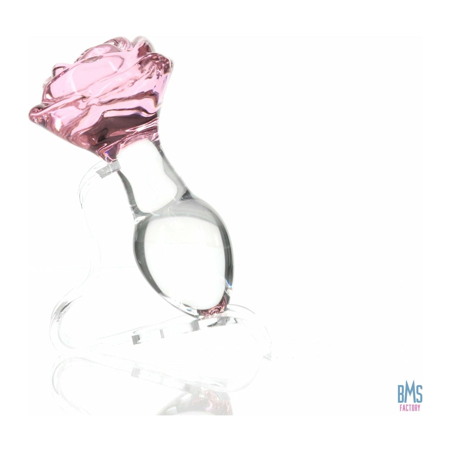 Pillow Talk - Rosy- Luxurious Glass Anal Plug