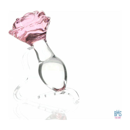 Pillow Talk - Rosy- Luxurious Glass Anal Plug