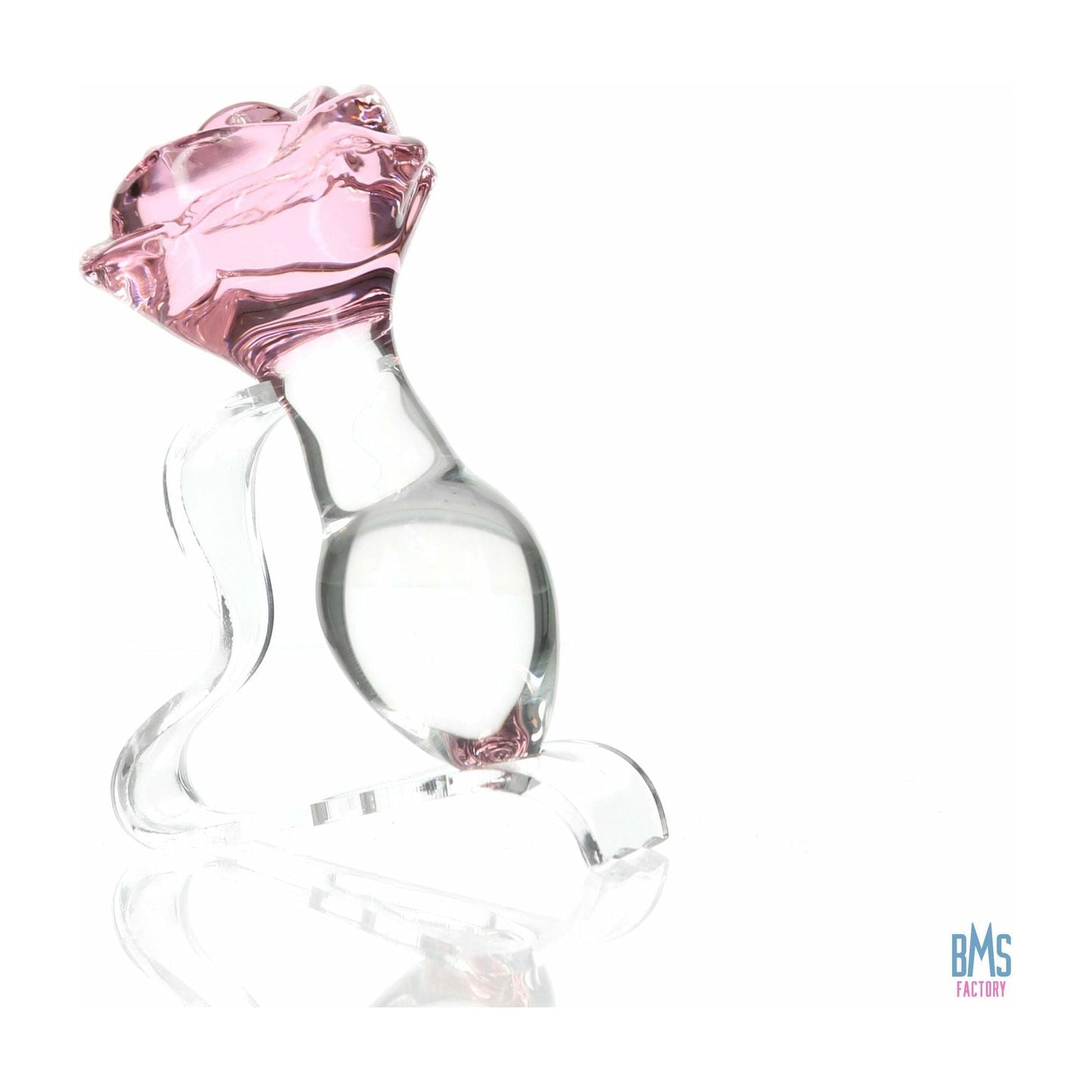 Pillow Talk - Rosy- Luxurious Glass Anal Plug