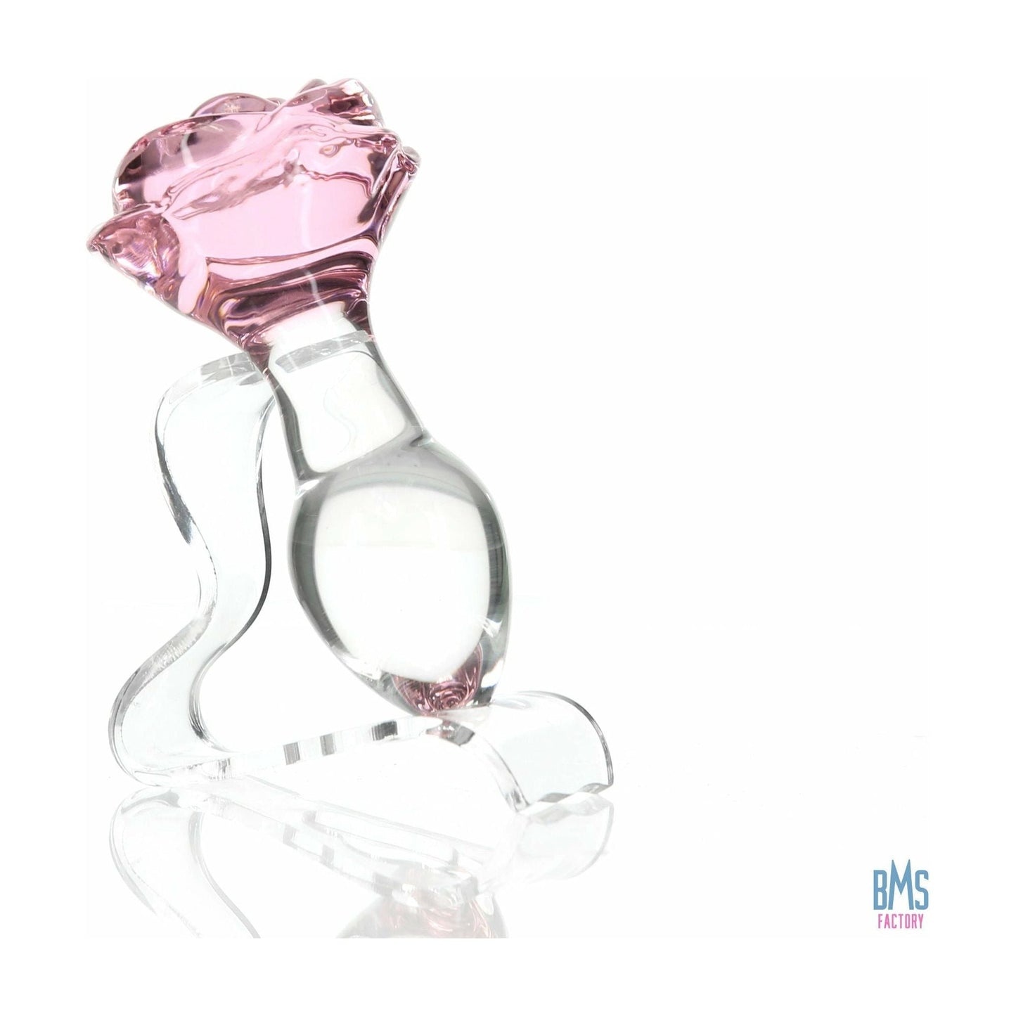 Pillow Talk - Rosy- Luxurious Glass Anal Plug