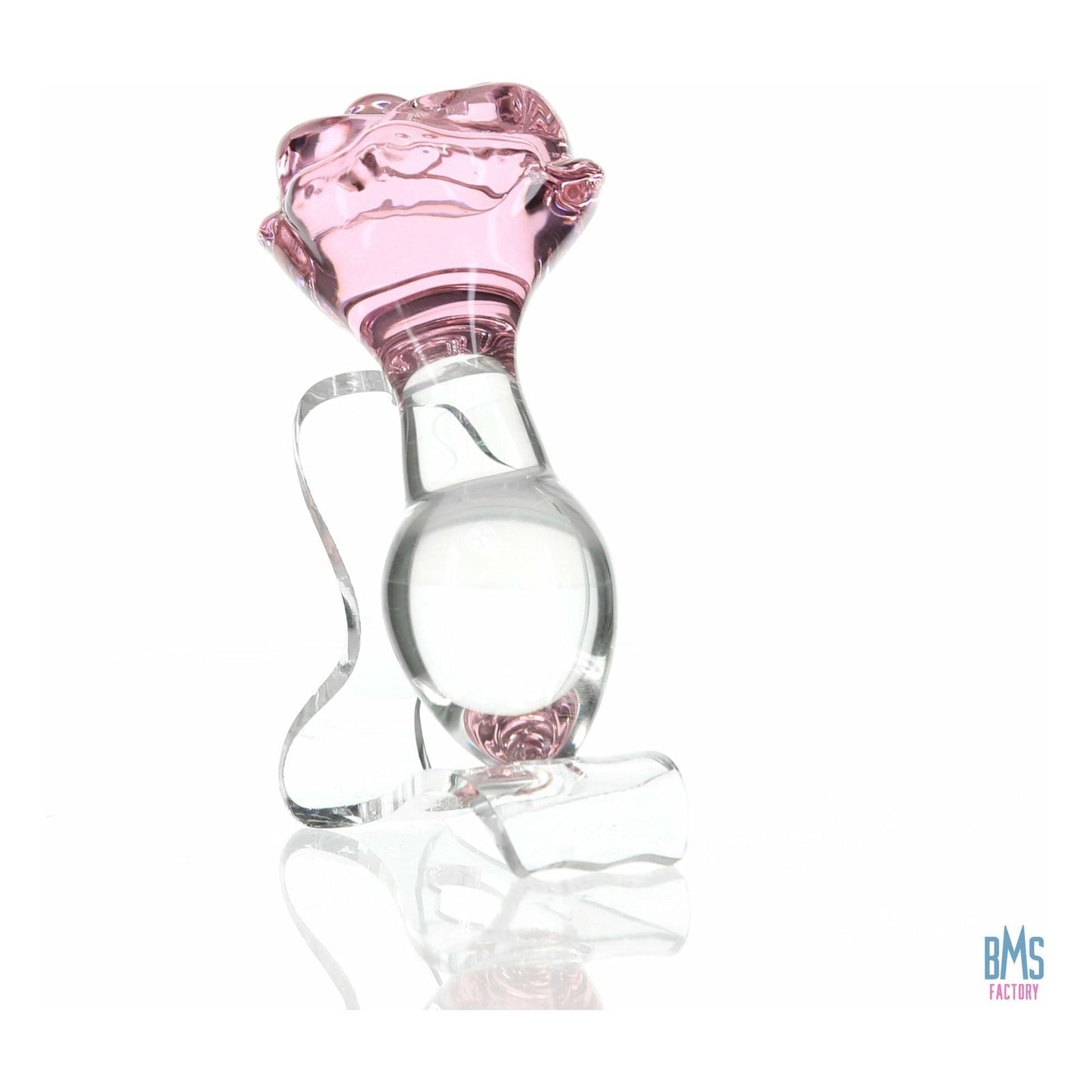 Pillow Talk - Rosy- Luxurious Glass Anal Plug