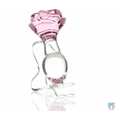 Pillow Talk - Rosy- Luxurious Glass Anal Plug
