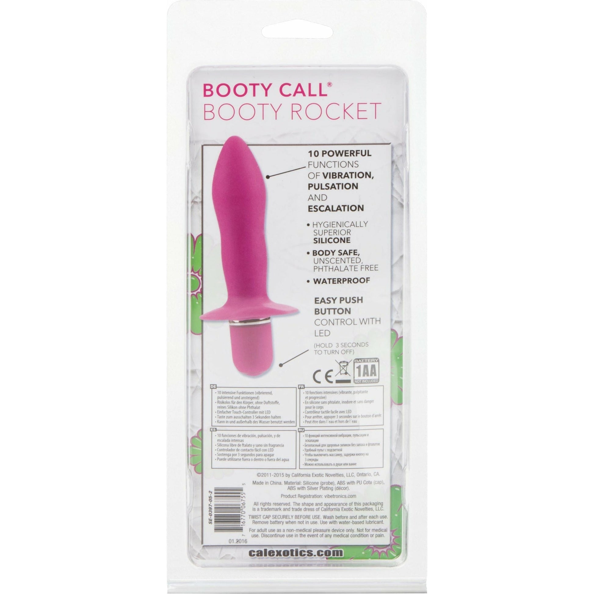 CalExotics® Booty Call - Rocket - Pink