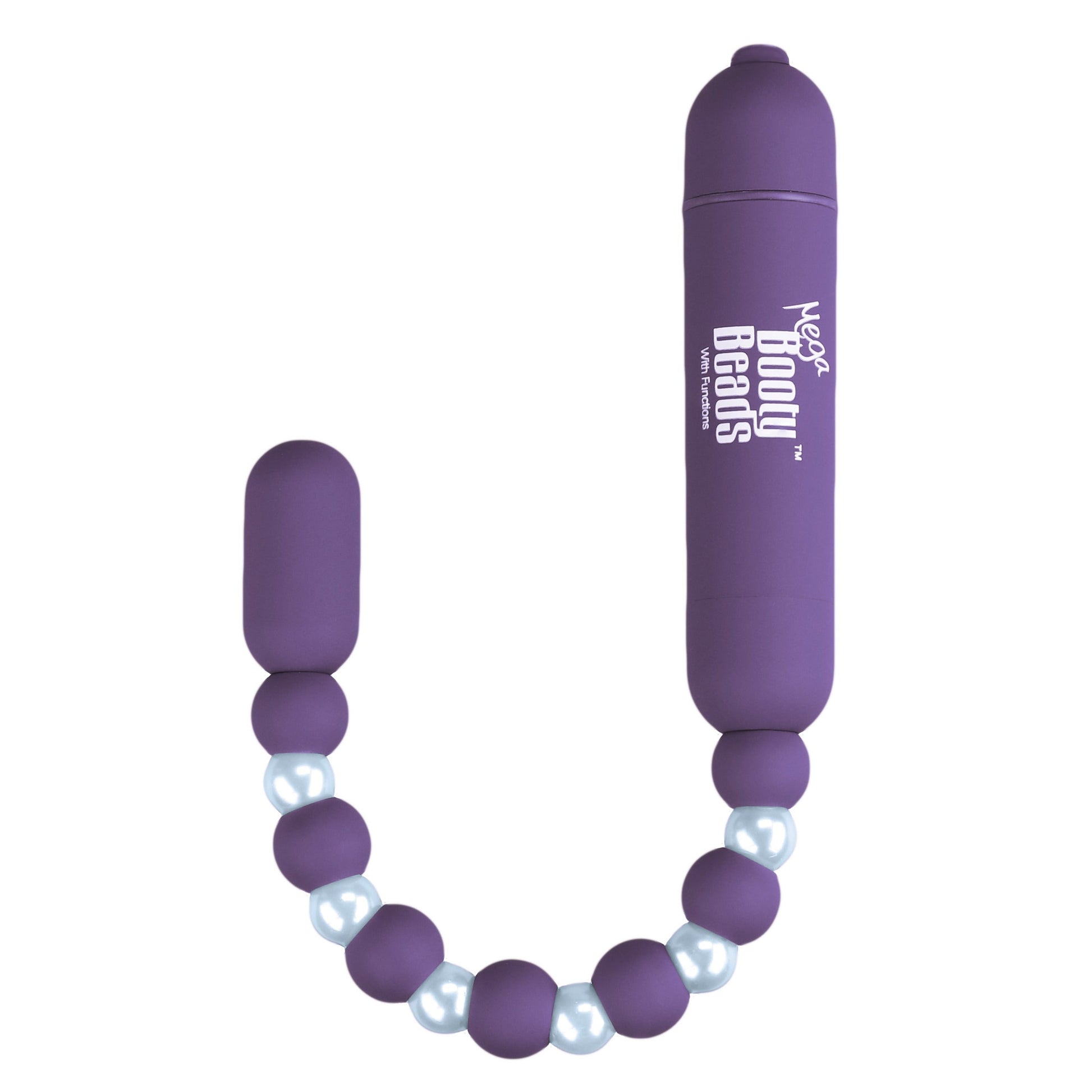 PowerBullet Mega Booty Beads with 7 Functions - Violet