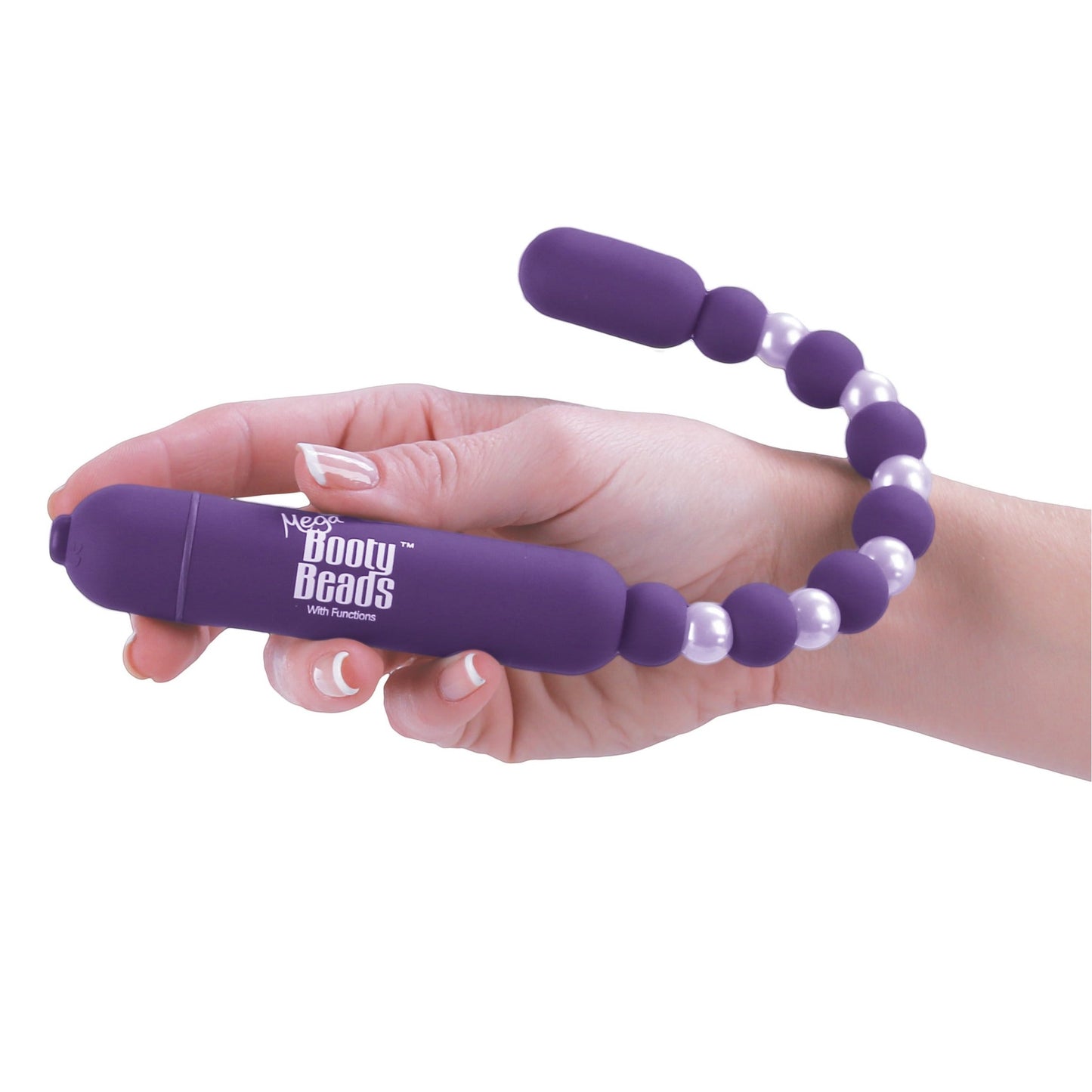 PowerBullet Mega Booty Beads with 7 Functions - Violet