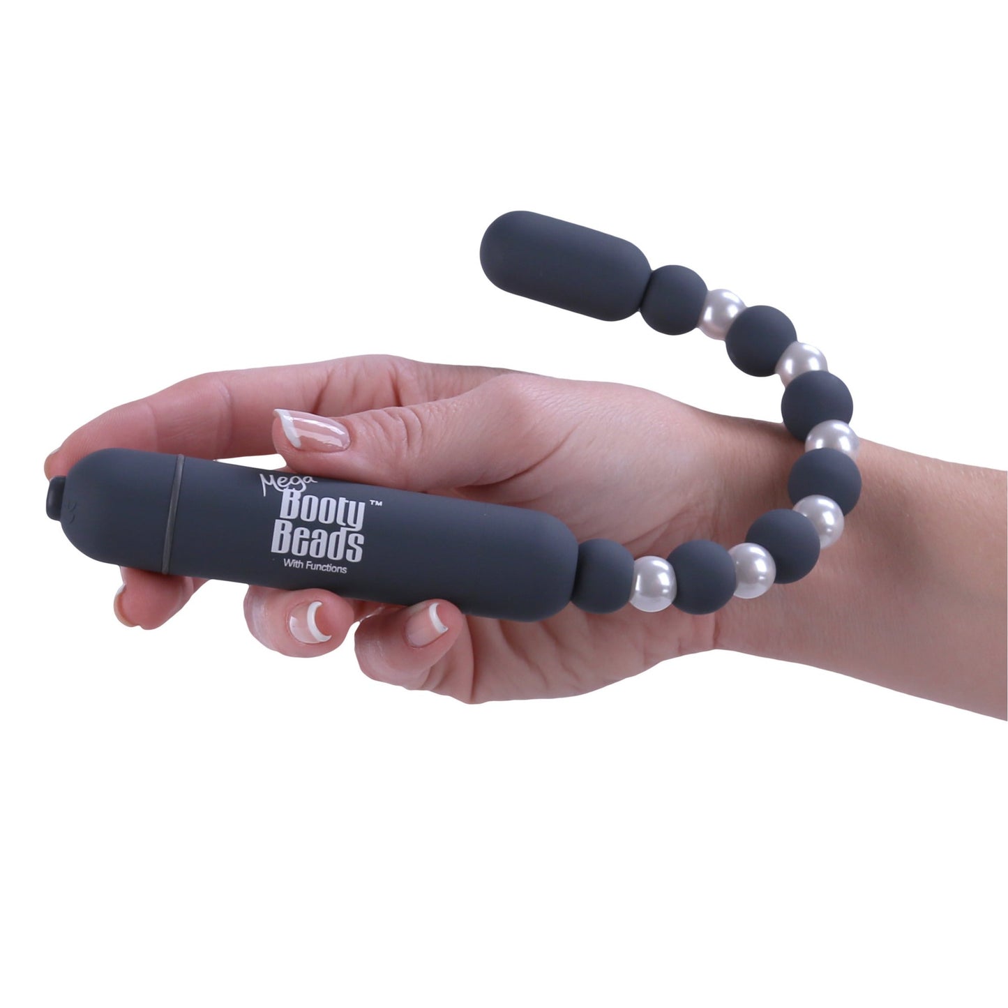 PowerBullet Mega Booty Beads with 7 Functions - Grey