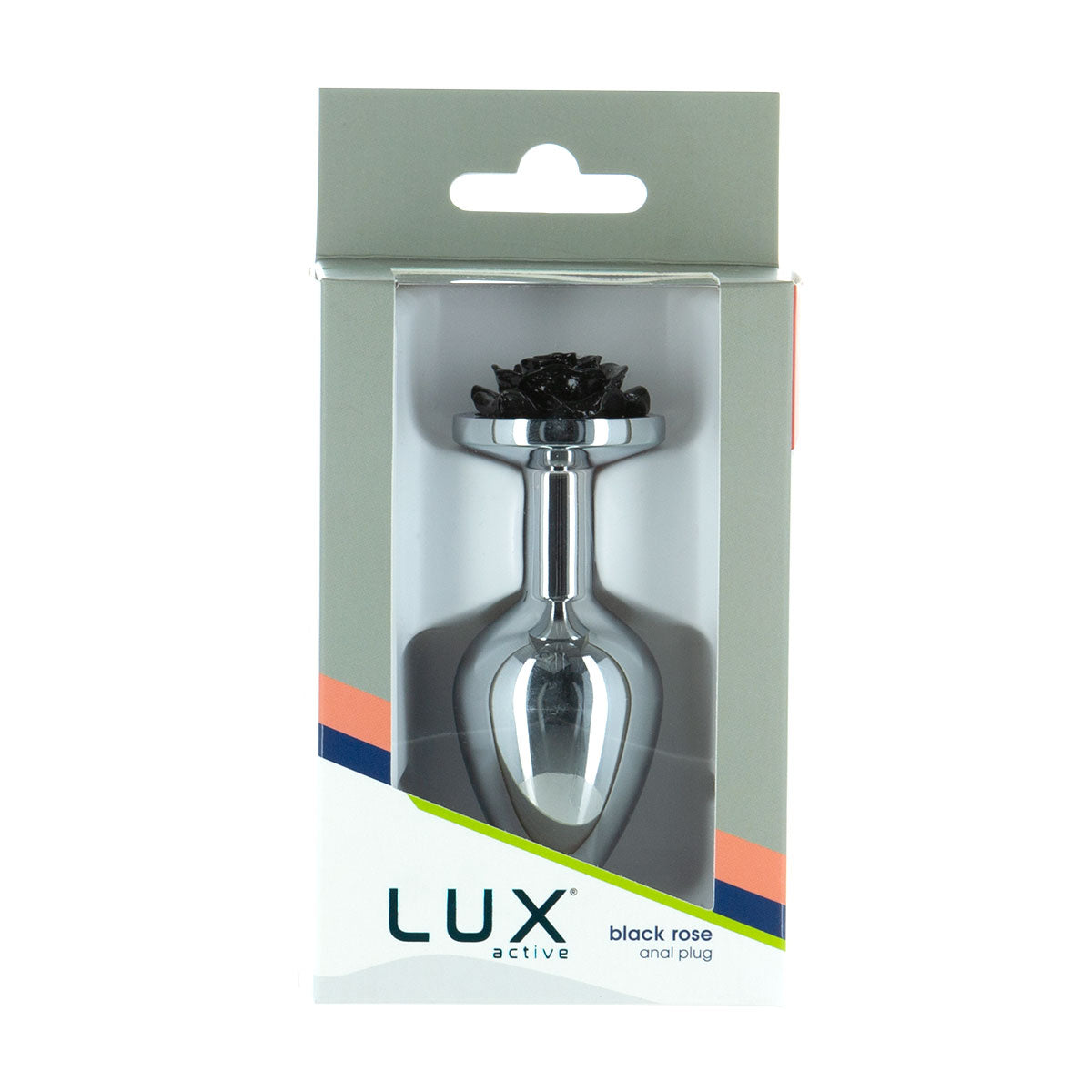 LUX active® 3.5" Rose Anal Plug – Black