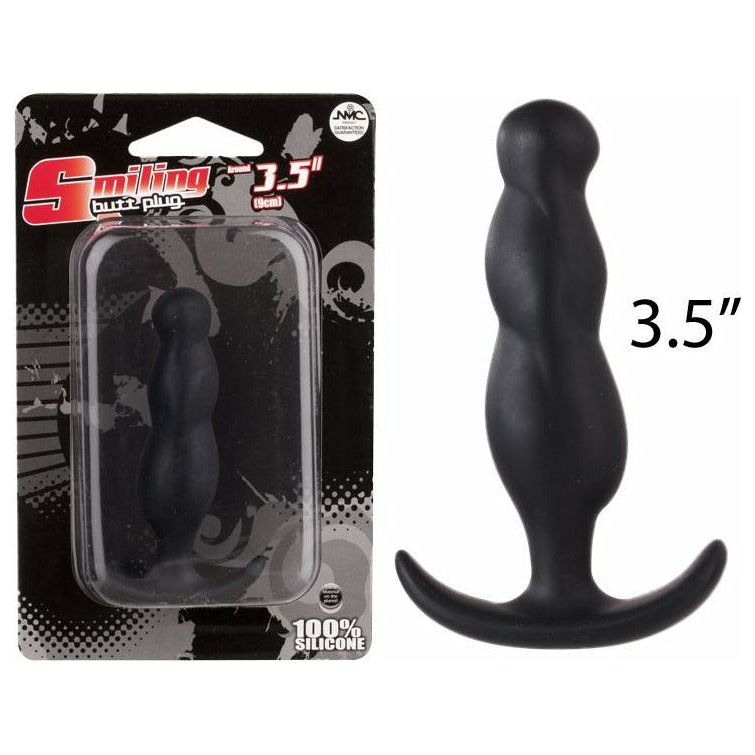 Nanma Silicone Smiling Butt Plug - Swirl