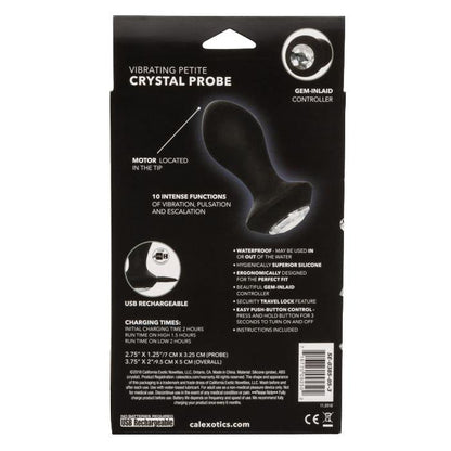 CalExotics® Power Gem Vibrating Crystal Probe – Black