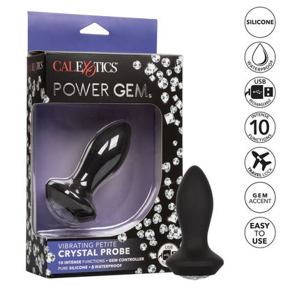 CalExotics® Power Gem Vibrating Crystal Probe – Black