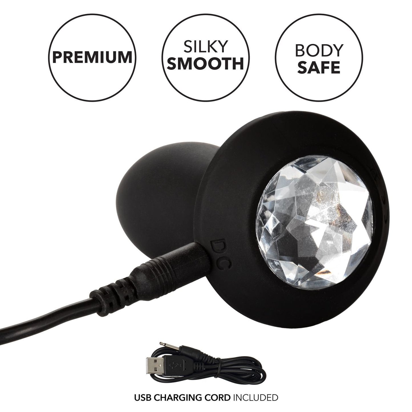 CalExotics® Power Gem Vibrating Crystal Probe – Black