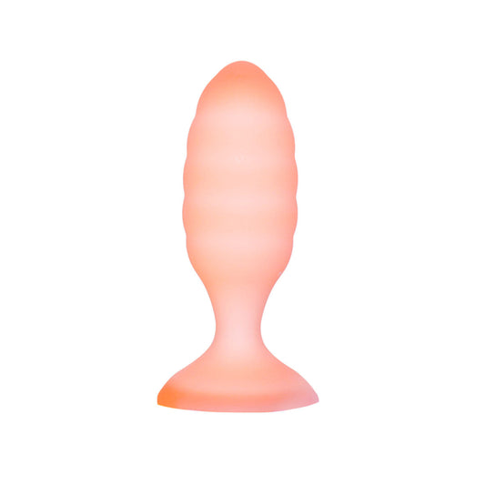 Softies 4” Anal Silicone Plug - Orange