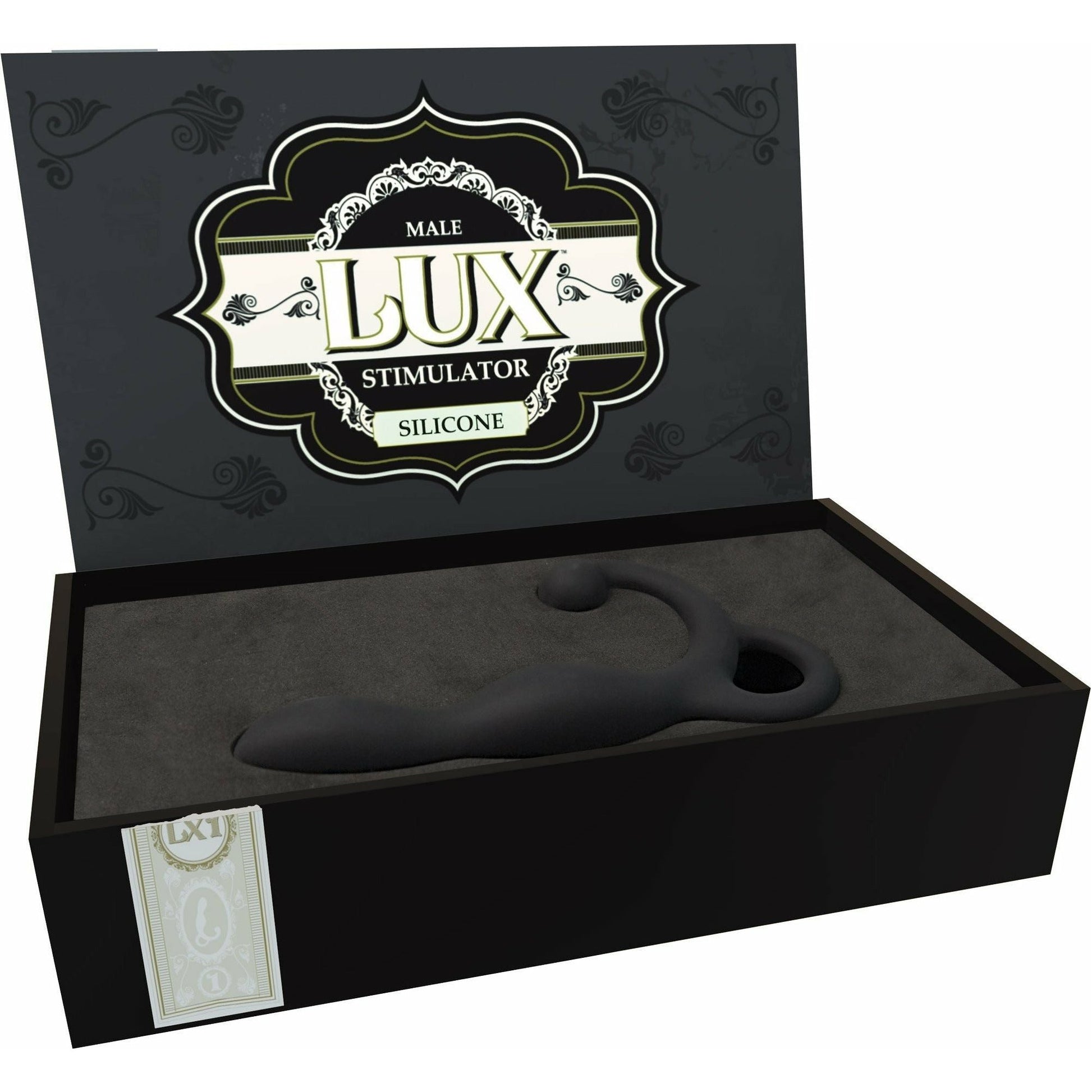 Lux Male Silicone Stimulator - LX1 - Black