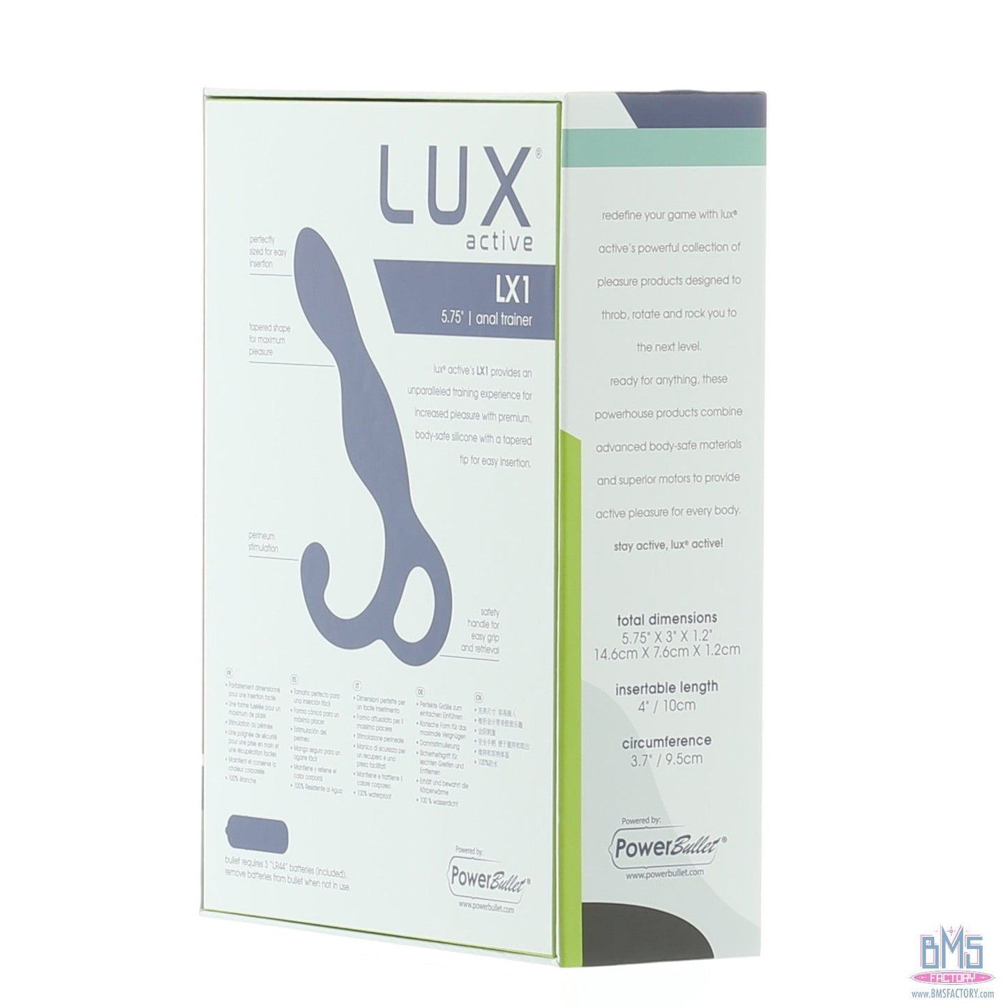 LUX active® LX1 – Anal Trainer 5.75" – Dark Blue