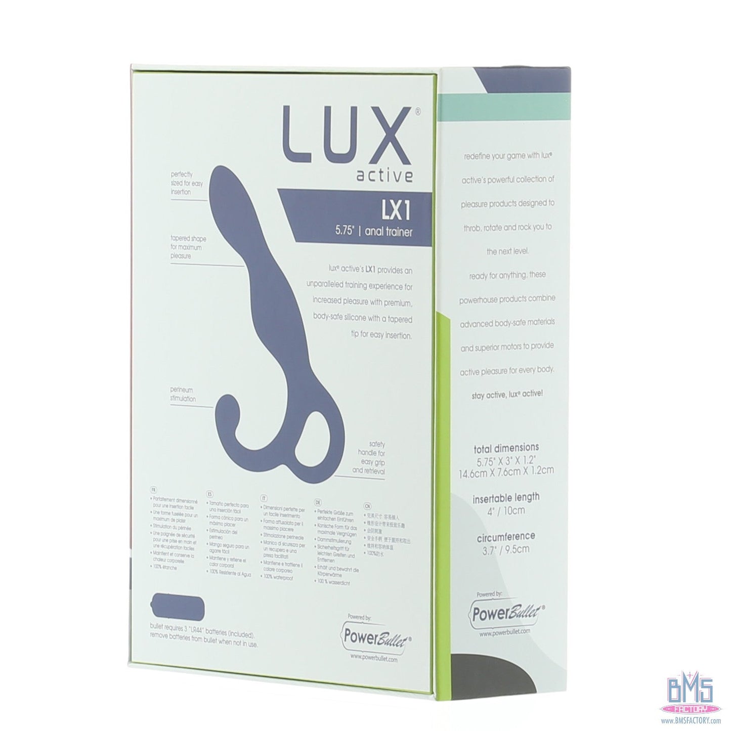 LUX active® LX1 – Anal Trainer 5.75" – Dark Blue
