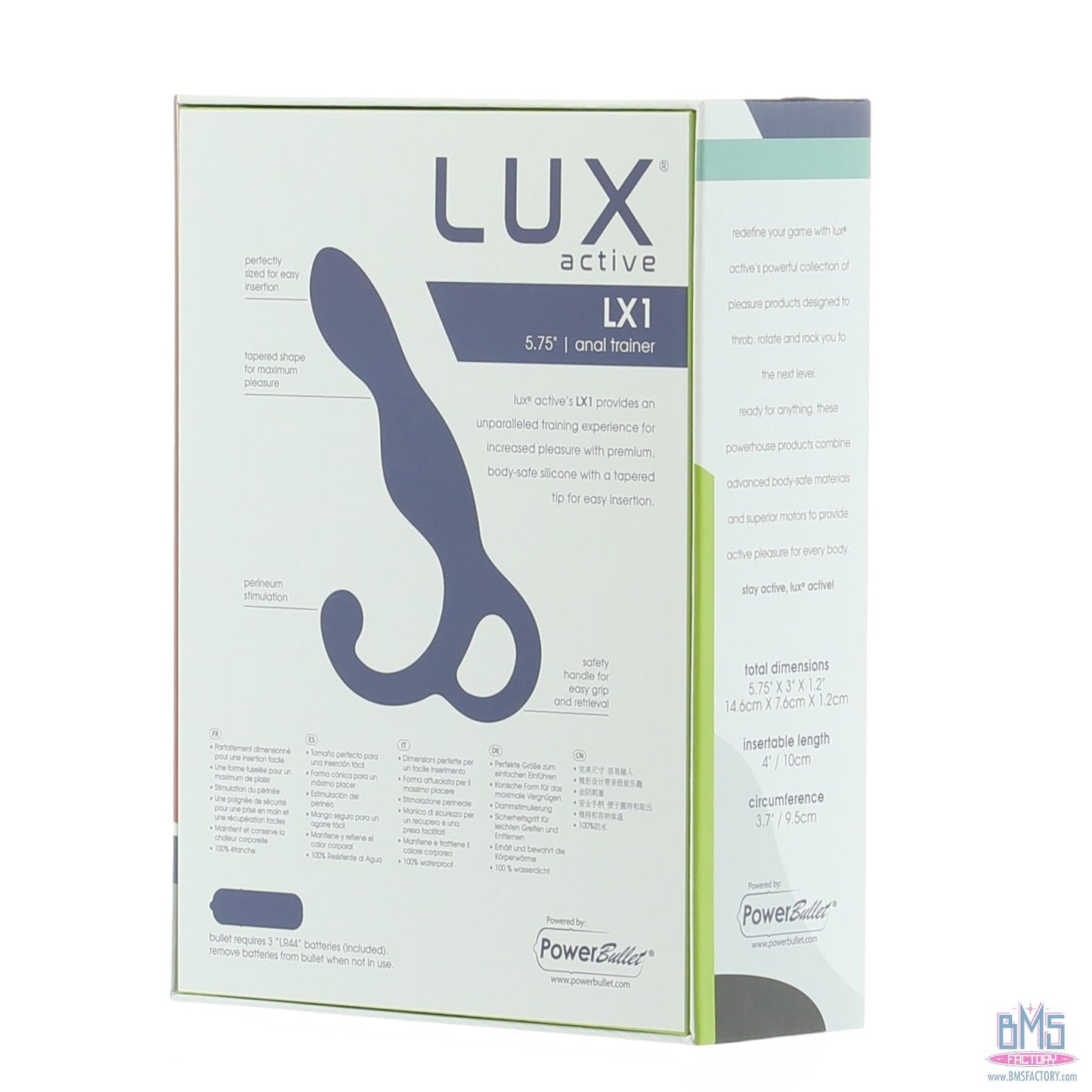 LUX active® LX1 – Anal Trainer 5.75" – Dark Blue