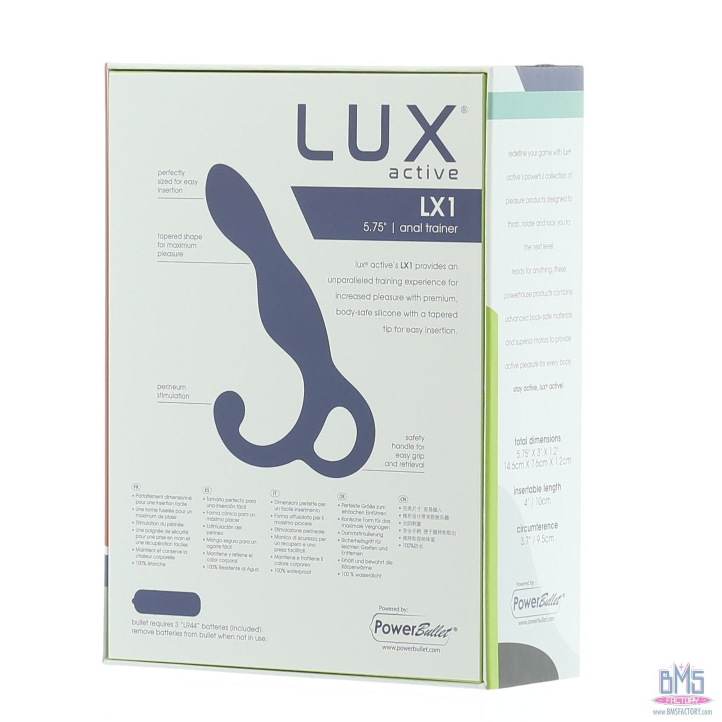 LUX active® LX1 – Anal Trainer 5.75" – Dark Blue
