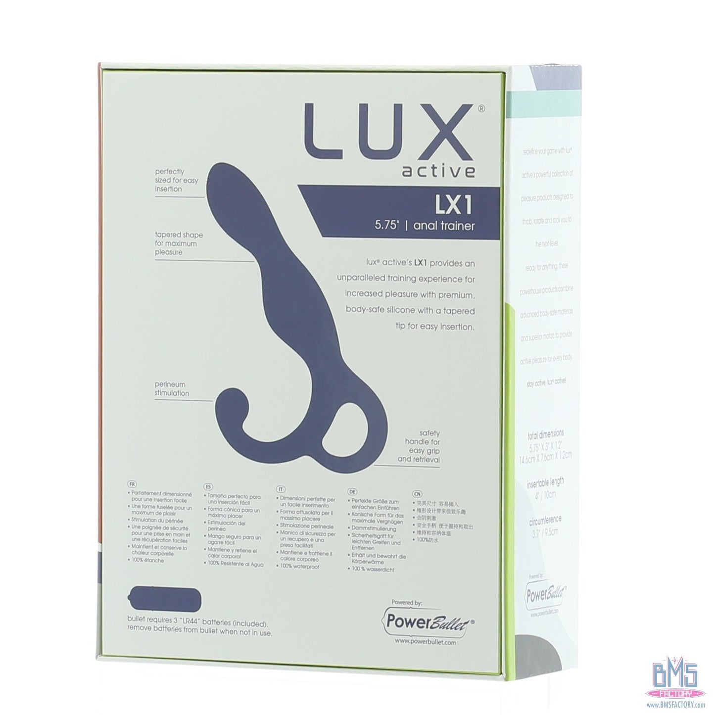 LUX active® LX1 – Anal Trainer 5.75" – Dark Blue