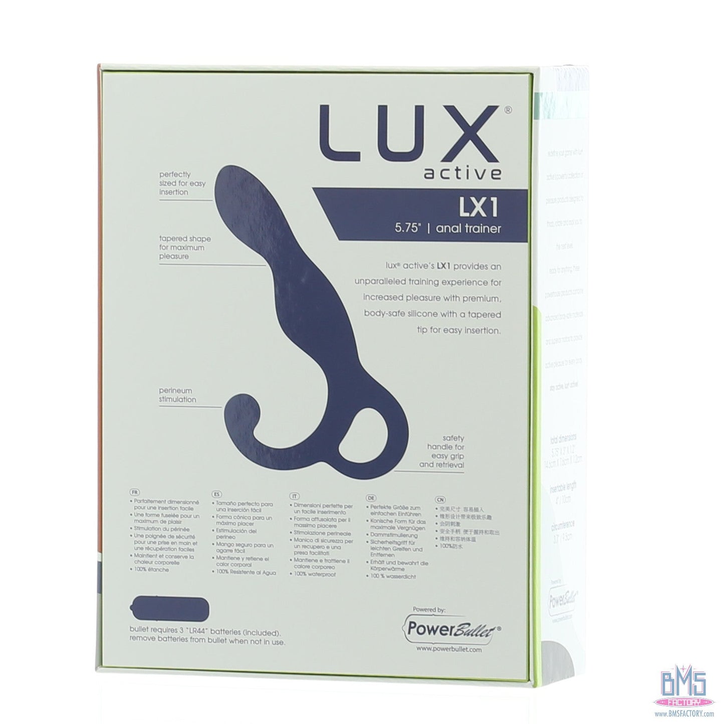 LUX active® LX1 – Anal Trainer 5.75" – Dark Blue