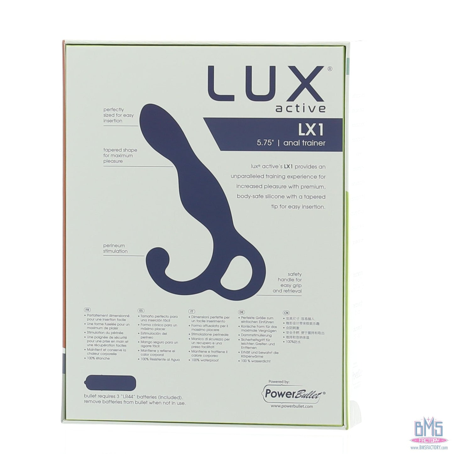 LUX active® LX1 – Anal Trainer 5.75" – Dark Blue