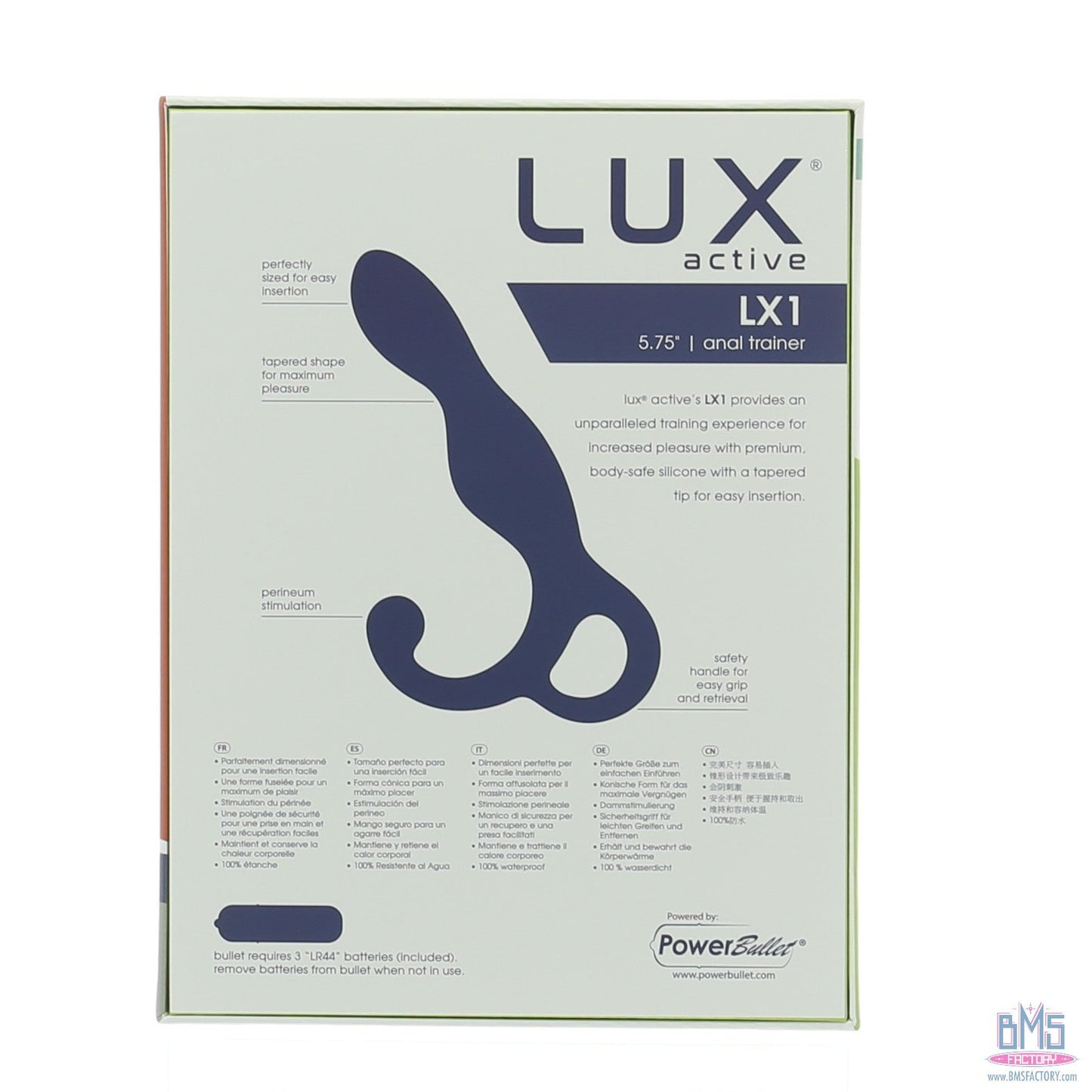 LUX active® LX1 – Anal Trainer 5.75" – Dark Blue