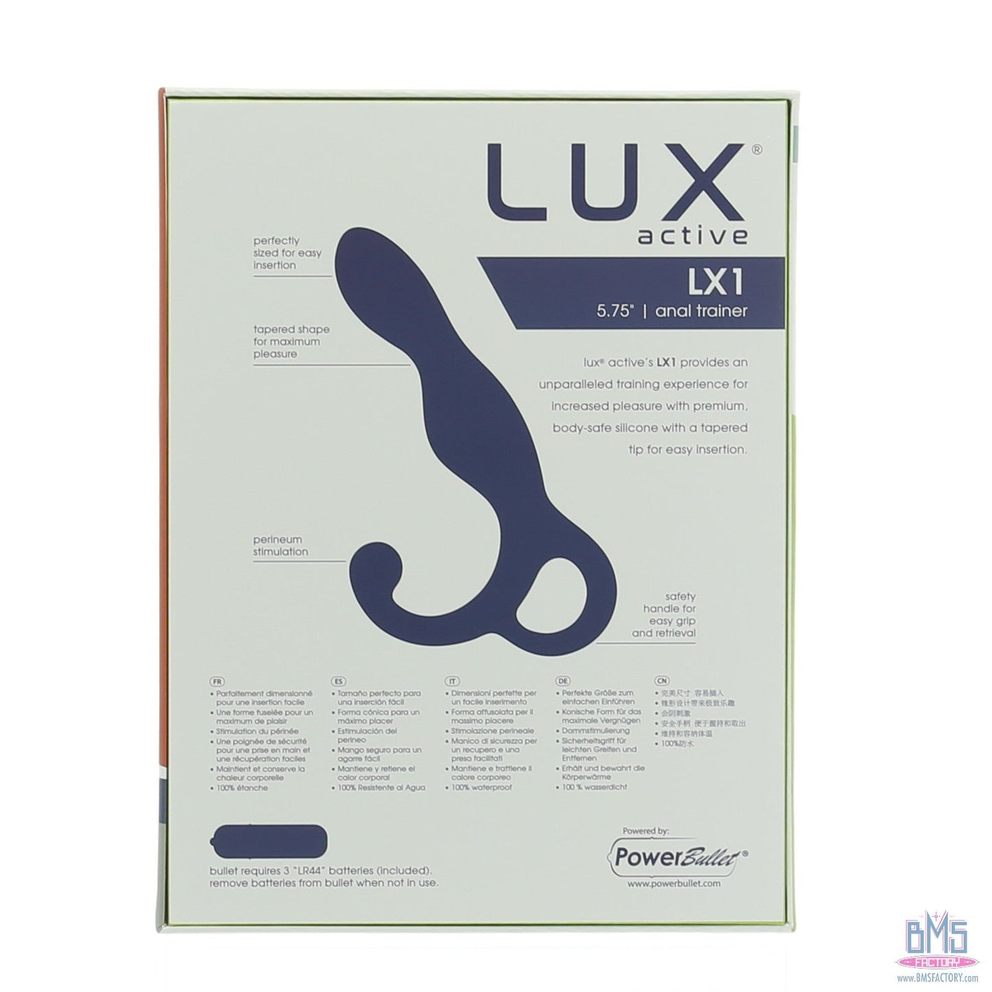 LUX active® LX1 – Anal Trainer 5.75" – Dark Blue
